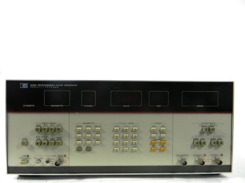 Agilent/HP 8160A Pulse Generator w/ OPT. - 30 Day Warranty