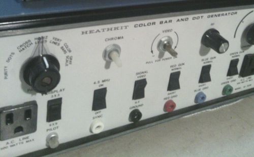 Vintage 1984 Heathkit Color Bar and Dot Generator Model IG-5228