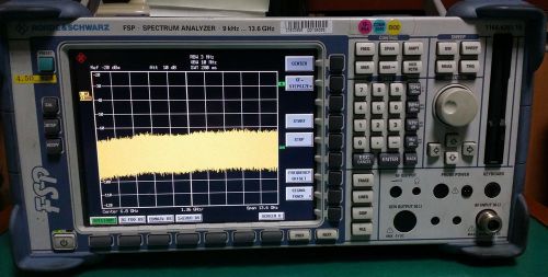R&amp;S FSP-13 RF Spectrum Analyzer 9KHz to 13.6GHz Opt K72,74,82,84 Int Att Failure