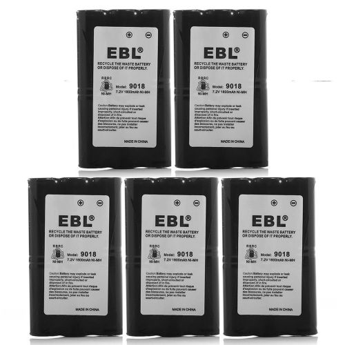 5x 1800mAh HNN9018 HNN9018A HNN9018AR Battery For Motorola SP50 CP50 2-Way Radio