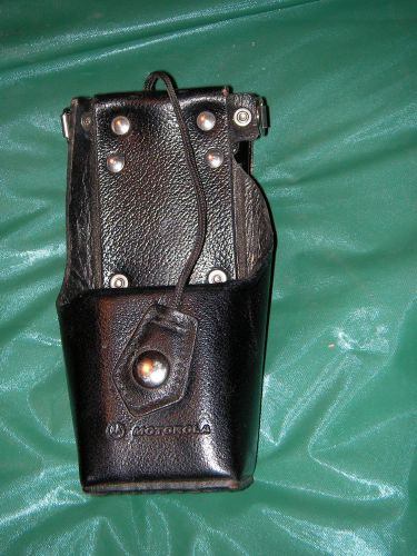 MOTOROLA  TWO WAY RADIO LEATHER HOLSTER