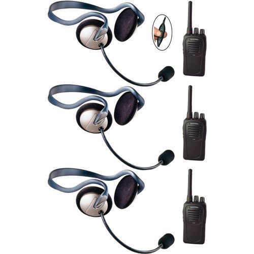 SC-1000 Radio  Eartec 3-User Two-Way Radio System Monarch Inline MOSC3000IL