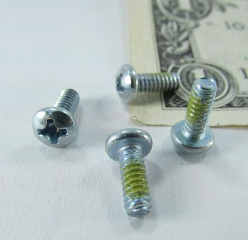 350 #6-32 x 3/8 Pan Head Phillips Machine Screws, with Nylok Thread Lock Patch