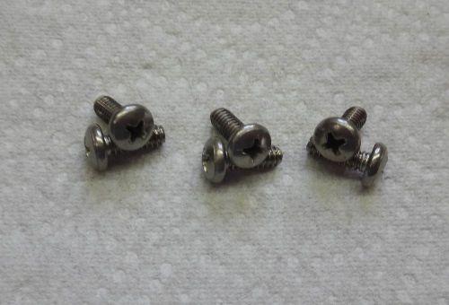 85 each 10-24 x 1/2&#034; STAINLESS STEEL ROUND PHILLIPS HEAD MACHINE SCREWS NEW!