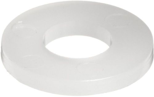 Nylon Flat Washer Off White 1/4&#034; Hole Size 0.260&#034; Id 0.562&#034; Od 0.062&#034; Pack