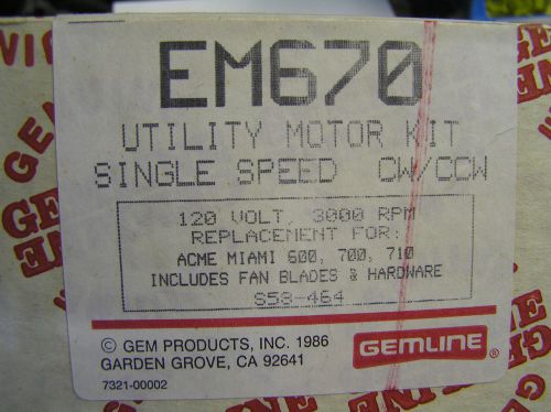 EM670 Small motor