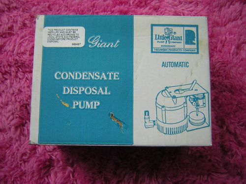 Little Giant condensate Pump, Model 1-ABS, Brand New in box