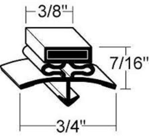 True Mfg Refrigeration Door Gasket Part#810854 Fits  TSSU-48-12D-2, TSSU4812D2,