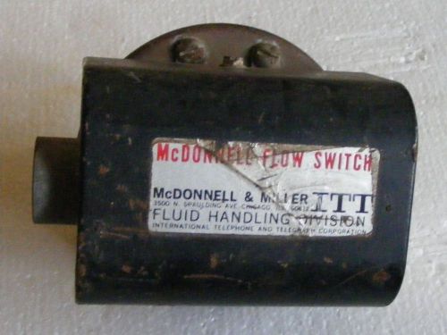 MCDONNELL &amp; MILLER FLOW SWITCH -- 1/2 -- ITT -- FREE SHIPPING