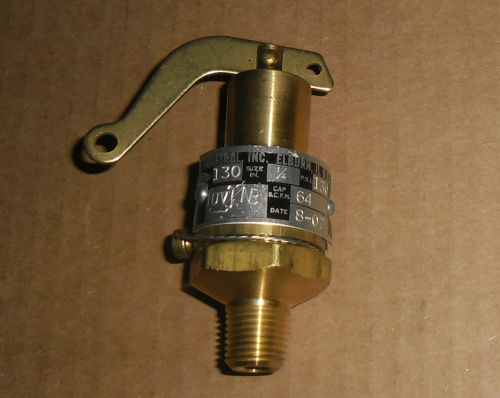 Aquatrol no 130 1/4&#034; relief valve 130psi, cap 64scfm for sale