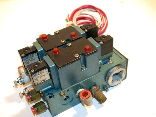 Mac 120v air 82a-0a-bka solenoid bank tm-daap-4da solenoids for sale