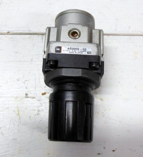 SMC AR3000-03 Pneumatic Regulator .05 - .85 mPA AR300003 AR3000 03