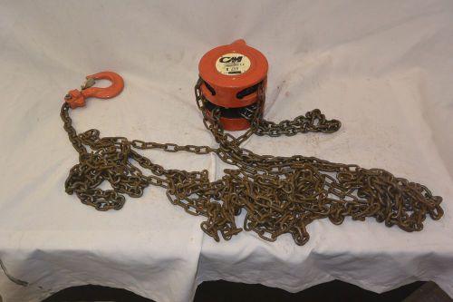 CM CORP. 1 TON Chain Hoist with 12ft Drop #1