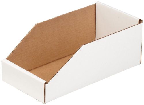 Cardboard open top bin boxes 6&#034; x 12&#034; x 4 1/2&#034; (bundle of 50) for sale