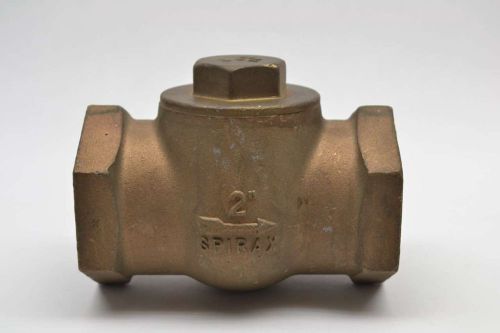 SPIRAX SARCO 2 IN NPT THREADED BRONZE HORIZONTAL LIFT CHECK VALVE B408630