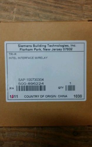 Siemens TRI-R Intel Interface Relay New.