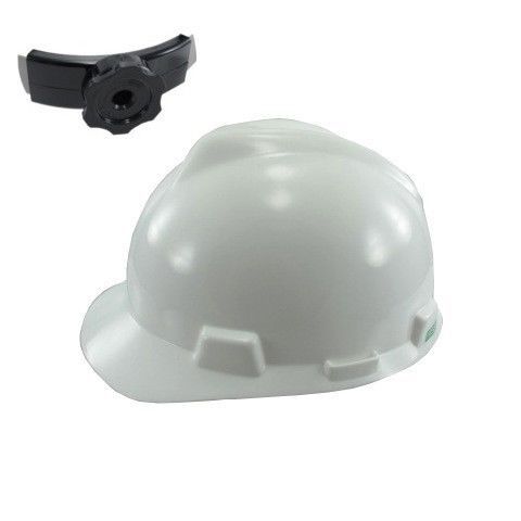 White Ratcheting Hard Hat