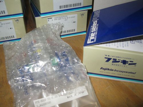 Fujikin vcr pneumatic check valve lot of 5 fpr-uddf-71-6.35-2-316lp-alc fpr-uddf for sale