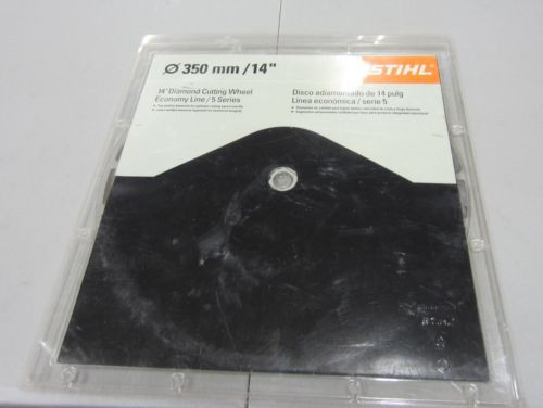 new Stihl, 14&#034; 350MM Diamond Cutting blade Wheel Concrete Asphalt Brick Block