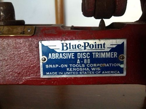 Blue Point Abrasive Disc Trimmer