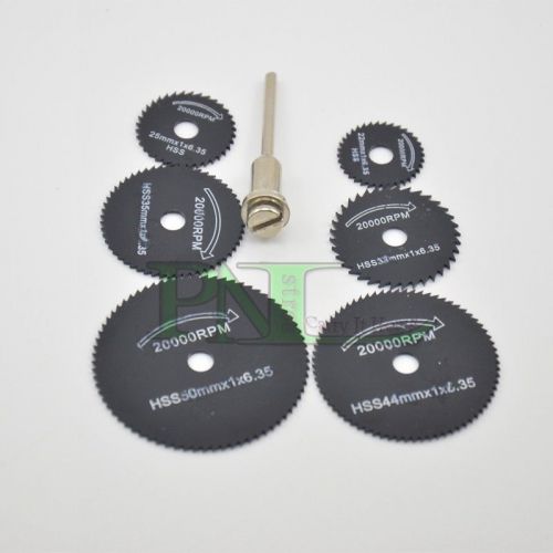 7pc Mini HSS Cobalt Saw Disc Wheel Blade For Dremel Rotary Tools