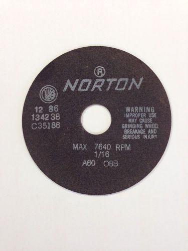 6x1/16x1-1/4 a60 o8b  norton non-reinforced cutoff wheel, usa made, nos for sale