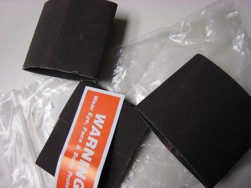 #90635 Dynabrade Sanding Belt 220G Lot of 3 Size 3&#034; x 7-3/8&#034;