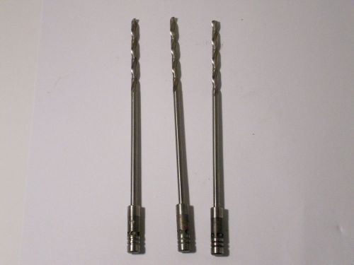 #20 HSS Boeing Aircraft  QC  6&#034; long HSS Drill Bit  for 5/32&#034; Rivets  Lot of 3