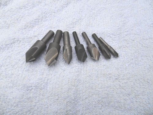 KEO COUNTERSINKS , CHAMFERING BITS , LOT OF 7