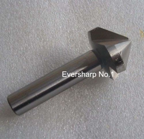 New 1pcs HSS Chamfer End mill Cutter Dia 30mm 90 degree 3Flute Countersink Bit