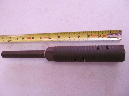 CARBIDE DRILL BIT ~ 12 LONG 1.5&#034; DIAMETER .75&#034; HEX SHAFT