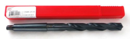 CLEVELAND C12209 List 2410 21/32&#034; 2MT Taper Shank HSS Black Oxide Drill USA H19