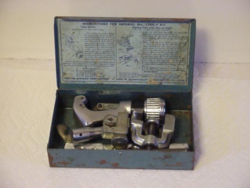 Imperial no. 1226-f tube cutter &amp; flaring kit (has 2 tube cutters) vgc for sale