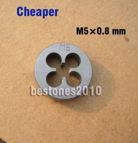 Lot 1pcs Metric Right Hand Die M5x0.8 mm Dies Threading Tools