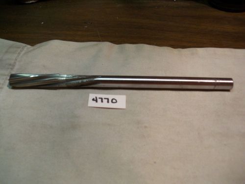 (#4769) Used Machinist .437 Inch Straight Shank Chucking Reamer