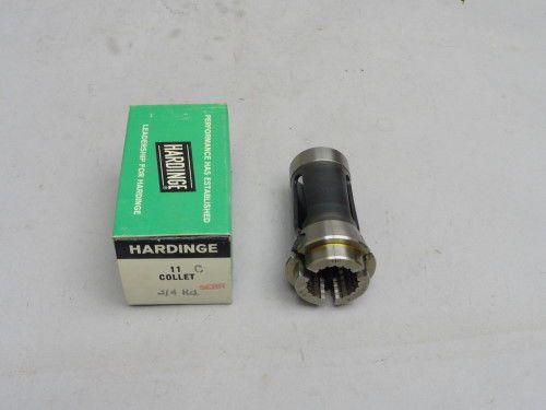 NEW Hardinge #11C 3/4&#034; serrated round stop collet