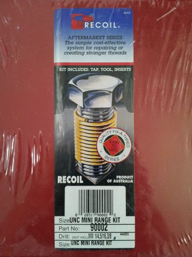 HELICOIL RECOIL THREAD REPAIR KIT 90002 1/4, 5/16, 3/8.