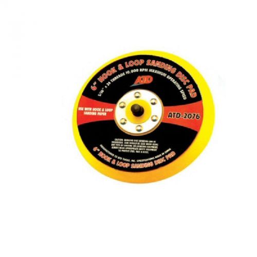 ATD-2076 - 6&#034; Hook &amp; Loop Sanding Disc Pad