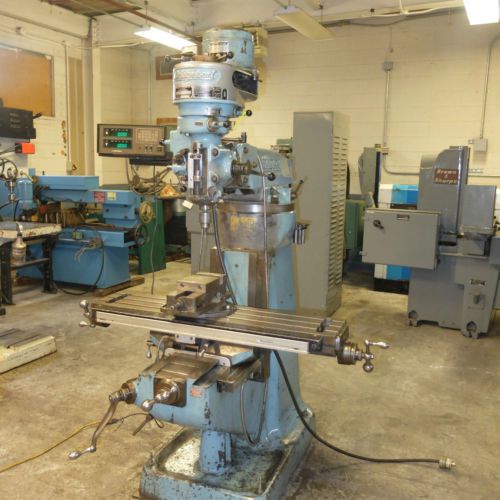 9” x 42”  Bridgeport Vertical Milling Machine,? Model “J”, DRO, Tooled