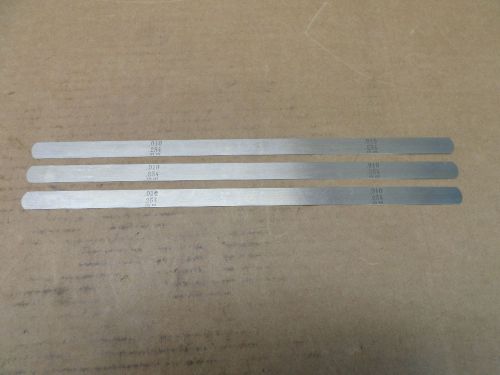 Lot of 3 Mcmaster Carr 2083A23 Feeler Gauge Leaf