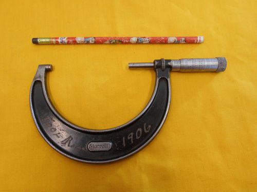 3 - 4&#034; MICROMETER .001&#034; precision machinist tool L.S. STARRETT USA no. 436