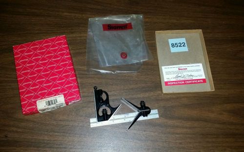 STARRETT 3 Piece Combination Square Set C33HC-6-4R Blade Length 6&#034; Reversible