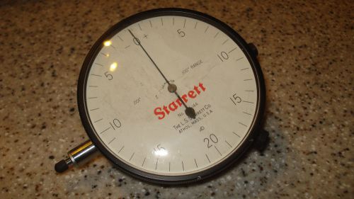 STARRETT NO. 656-144J DIAL INDICATOR W/ .100&#034; RANGE