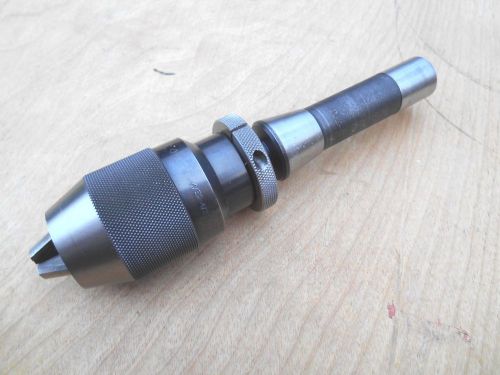 ALBRECHT KEYLESS DRILL CHUCK , 1/32 - 1/2&#034; , R-8 SHANK