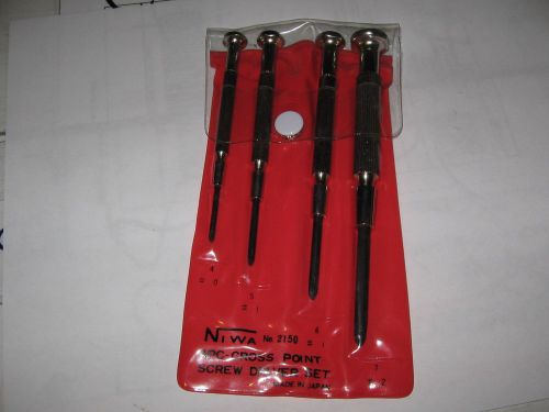 NIWA- 4Pc. Phillips Screw Driver Set