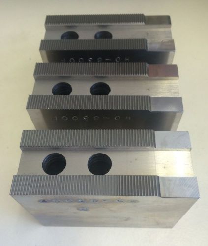 HO-8300F Lathe Chuck Steel Soft Jaws set of 3