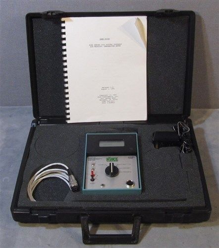 Kurz 1440 digital portable air velocity temp meter for sale