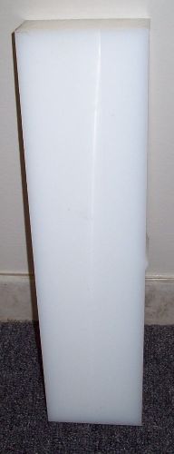 UHMW White Virgin Polyethylene 1.875&#039;&#039; x 3.75&#039;&#039; x 15.25&#039;&#039;