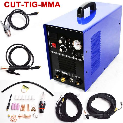 Brand New CUT-TIG-MMA Plasma Cutter Weldering Machine &amp; Materials 3-IN-1