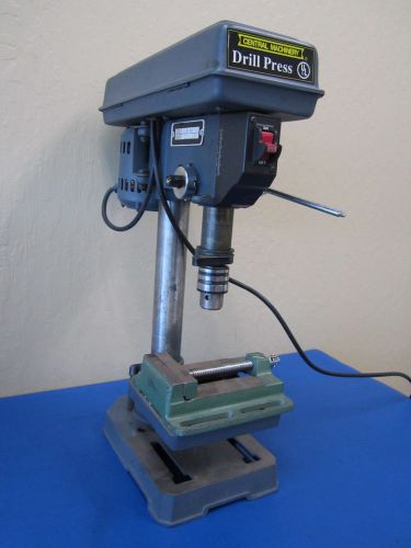 Central Machinery 5 Speed Drill Press Model No. 813B 1/2 HP 120V 6 0Hz 1 Phase